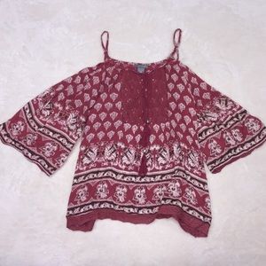 Off the Shoulder Crochet Top